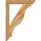 Ekena Millwork Funston Slat Rough Sawn Bracket w/ Offset Brace, Western Red Cedar, 6"W x 32"D x 44"H BKT0604X32X44FST06RWR - alternate 4